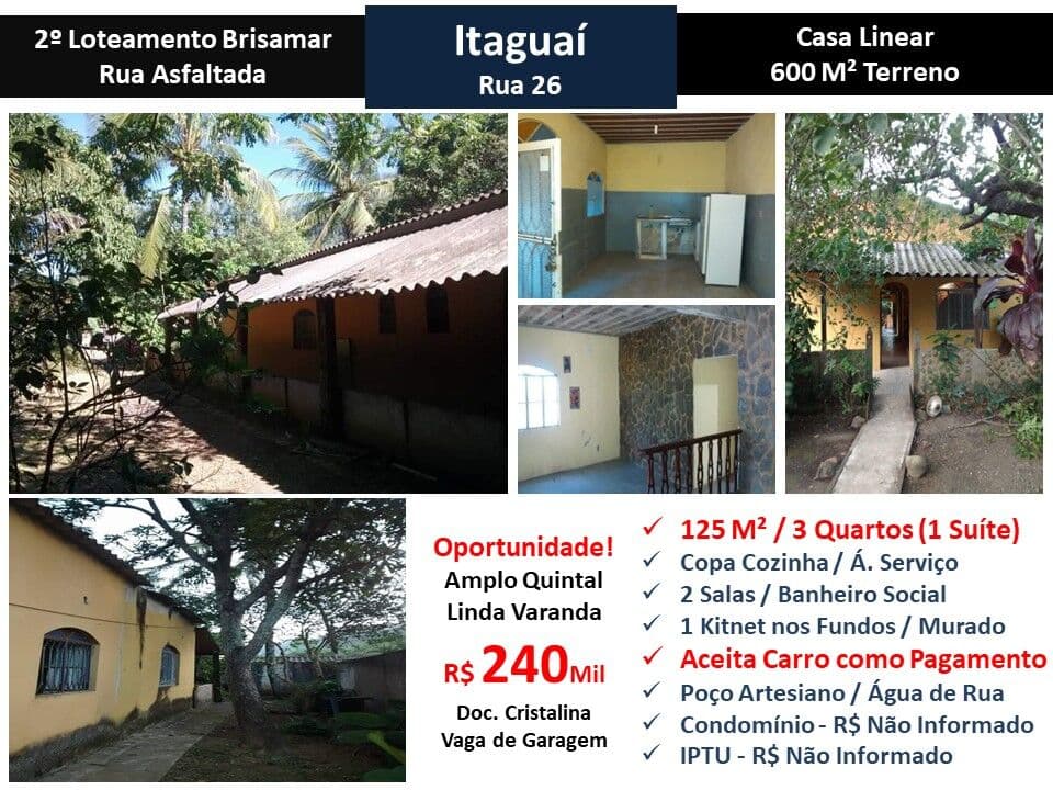 Casa Itaguai 26 125M² Linear