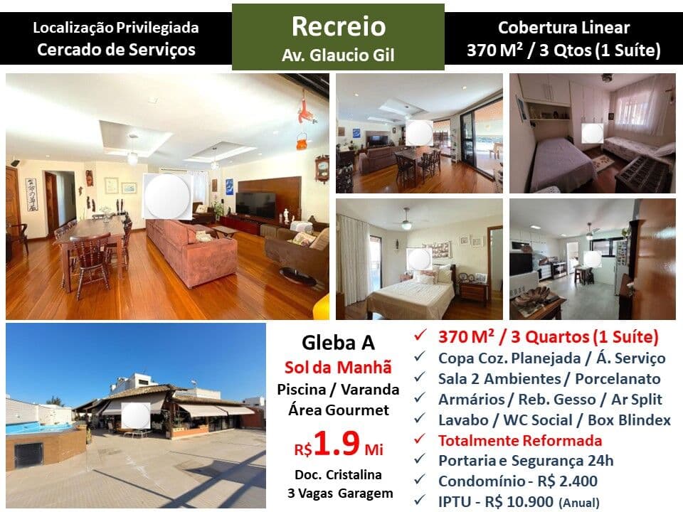 Cob Recreio Gleba A Glaucio Gil 370M² Linear