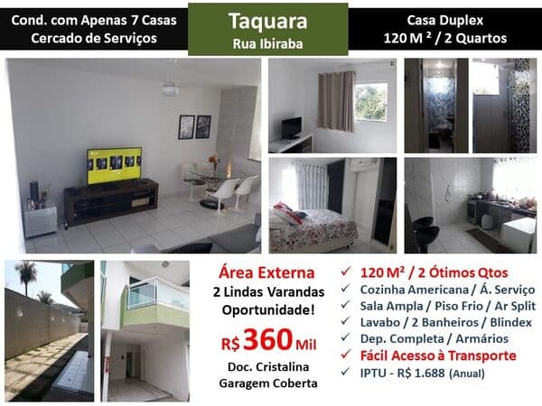Casa JPA Taquara Ibiraba 120M² 2