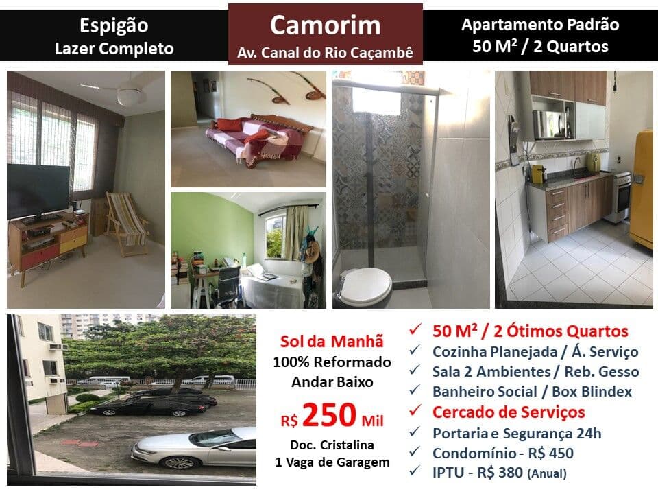 Apto Barra da Tijuca Camorim Espigão 50M² 4