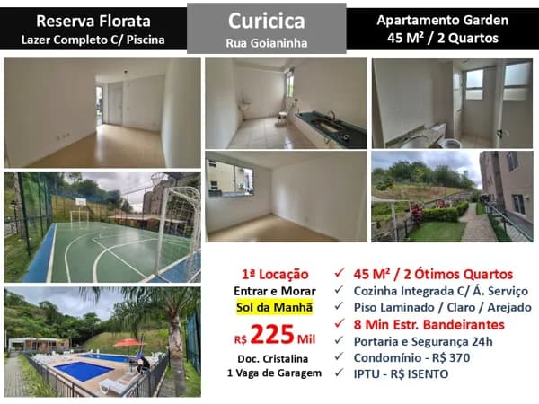 Apto JPA Curicica Reserva Florata 45M² 3