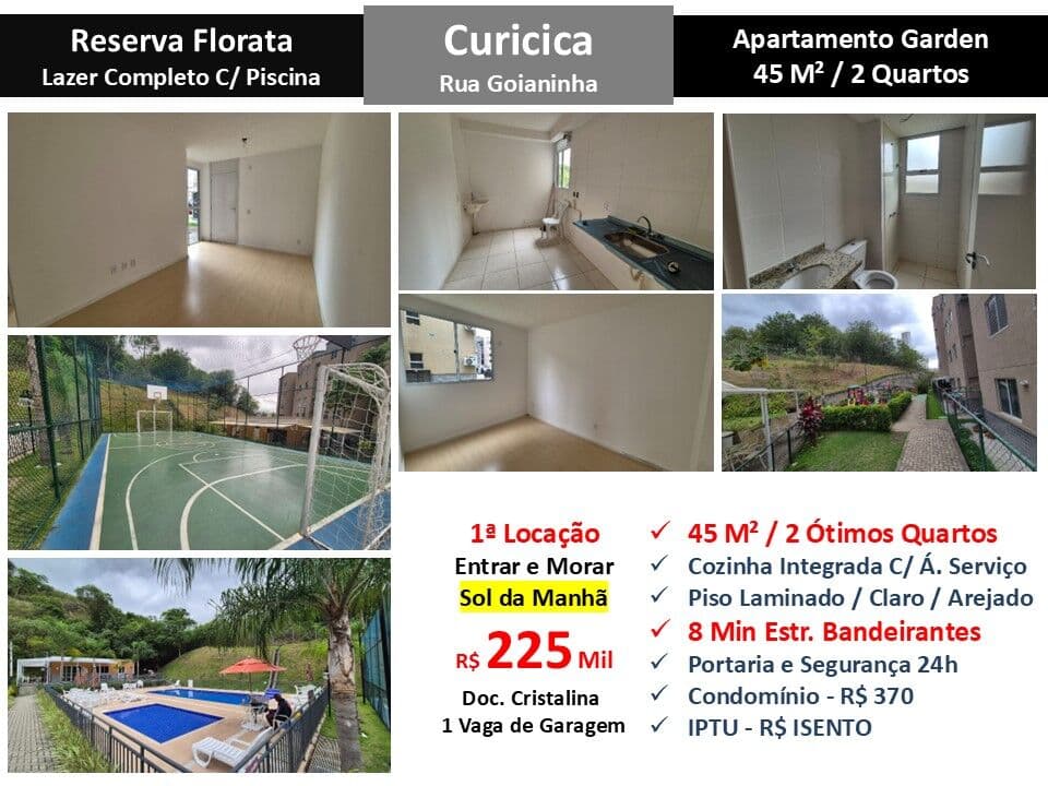 Apto JPA Curicica Reserva Florata 45M² 3