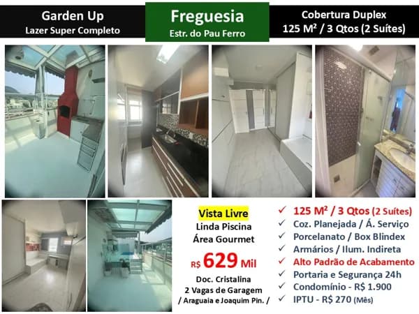 Cob JPA Freguesia Pau Ferro Garden Up 125M²