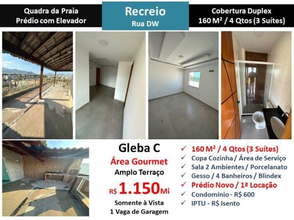 Cob Recreio Gleba C DW 160M²