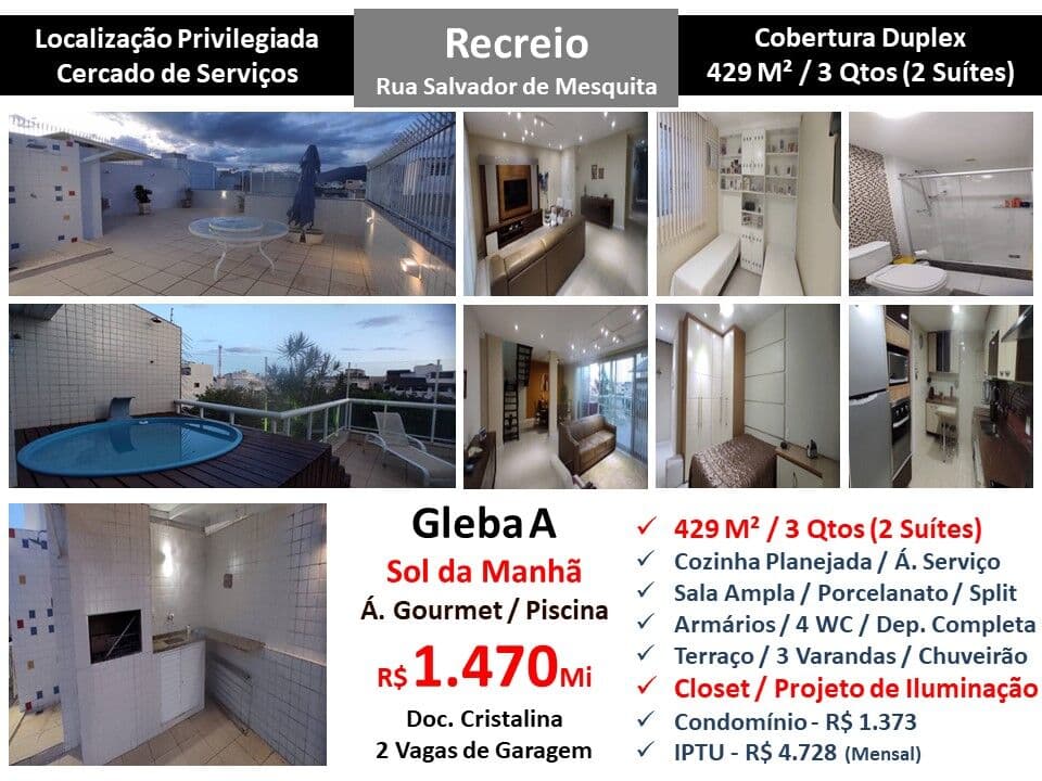 Cob Recreio Gleba A Salvador de Mesquita 429M²