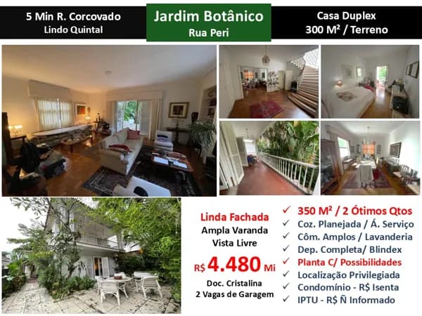 Casa Jardim Botânico Peri 350M²