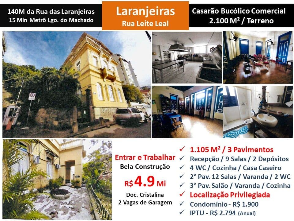 Casa Laranjeiras Leite Leal 1105M²