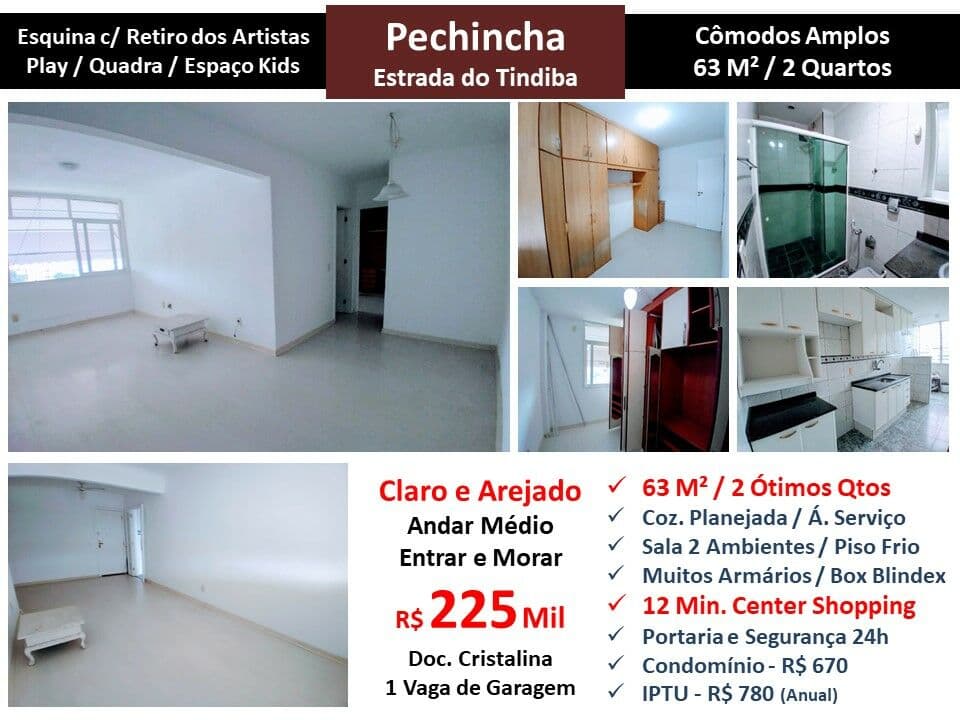 Apto JPA Pechincha Tindiba 63M²