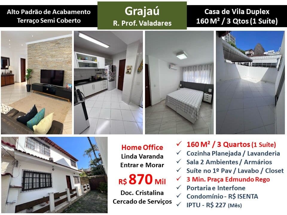 Casa Grajaú Prof. Valadares 160M²