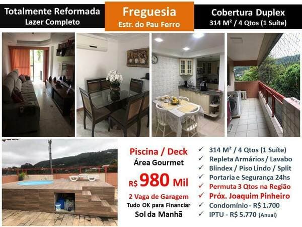 Apartamento em Rio de Janeiro - Freguesia (Jacarepaguá)