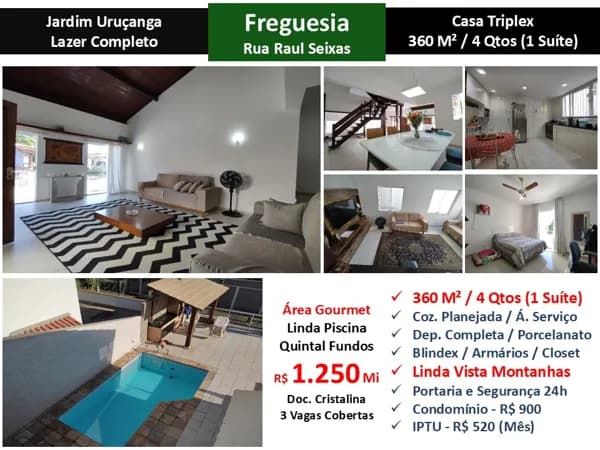 Casa JPA Freguesia Jardim Uruçanga Raul Seixas 360M² 2