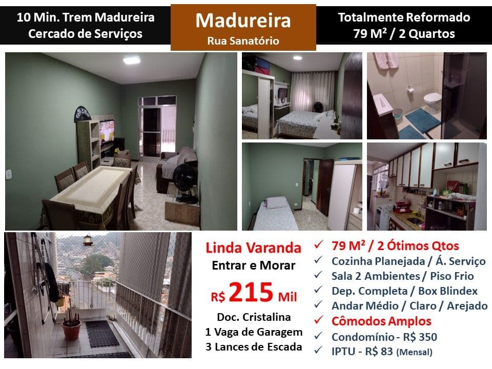 Apto Madureira Sanatório 79M²