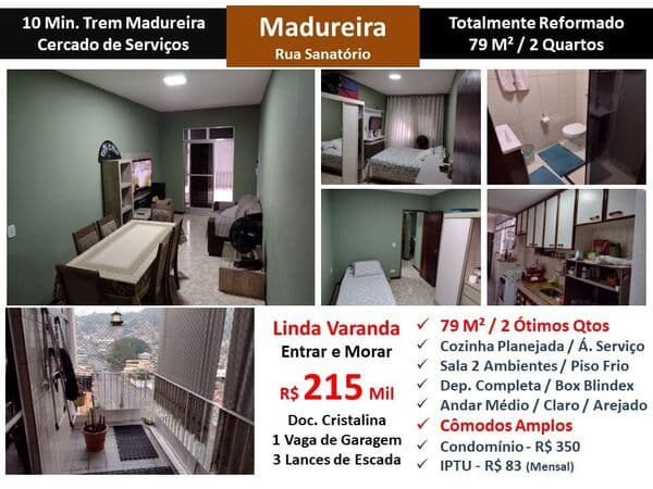 Apto Madureira Sanatório 79M²