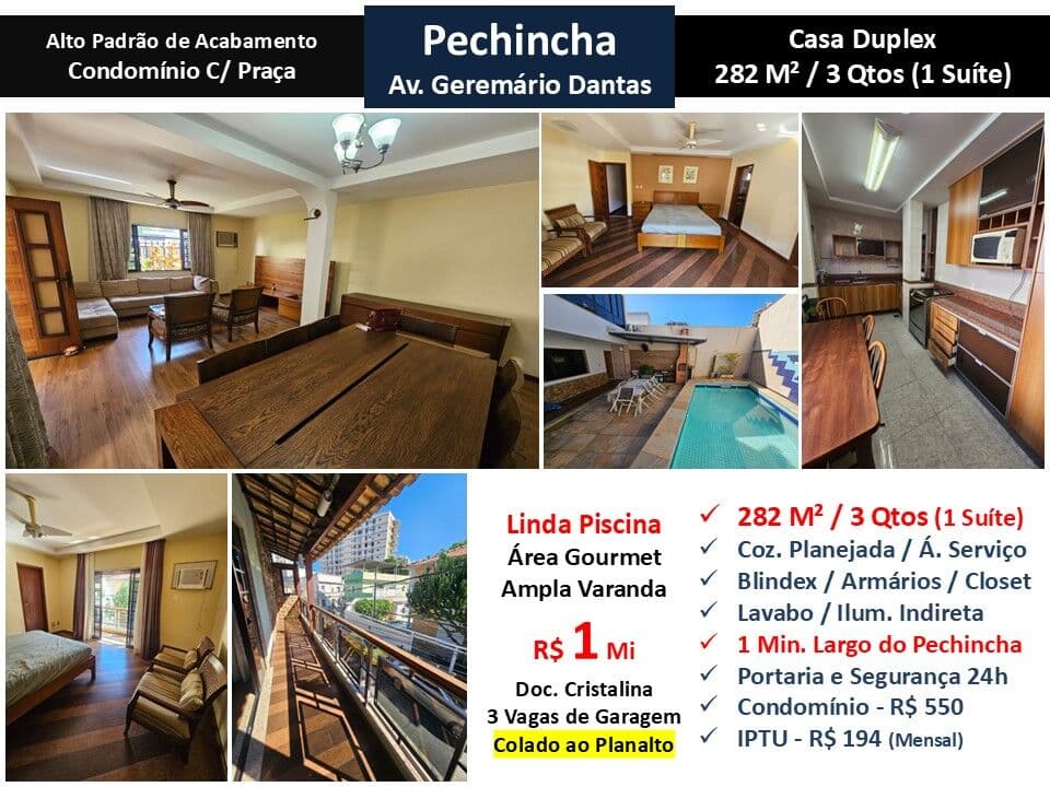 Casa JPA Pechincha Geremário Dantas 282M²