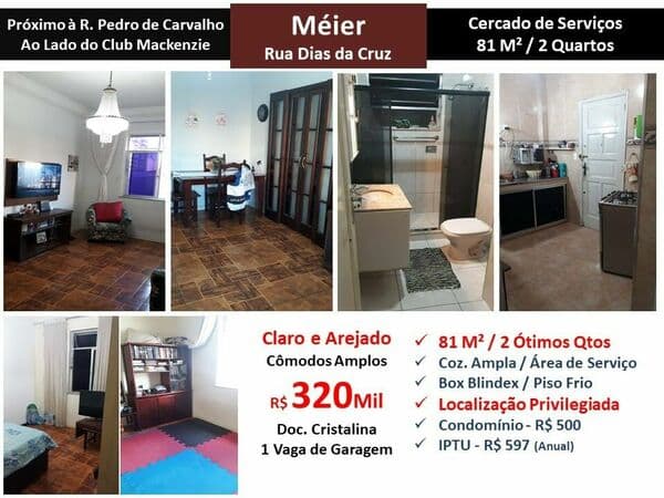 Apto Meier Dias da Cruz 81M²