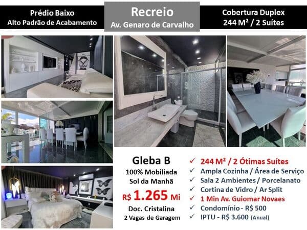 Cob Recreio Gleba B Genaro de Carvalho 244M²