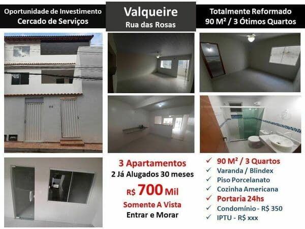 Casa Valqueire Rosas 90 M²