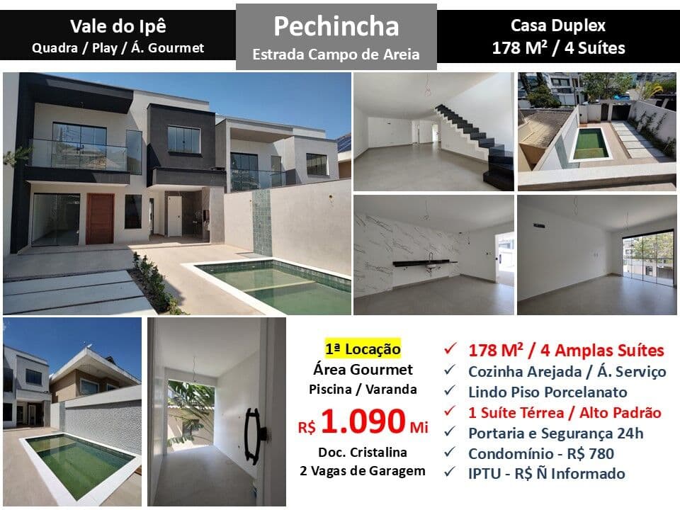 Casa JPA Pechincha Vale do Ipê 178M²