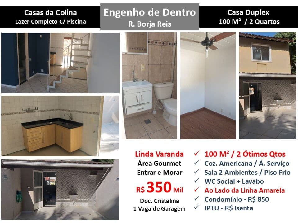 Casa Eng. de Dentro Borja Reis Casas da Colina 100M²