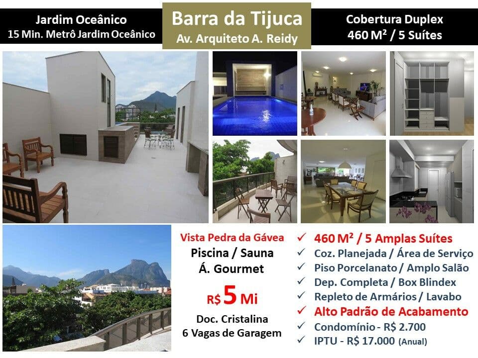 Cob Barra da Tijuca JO Afonso Reidy 460M²