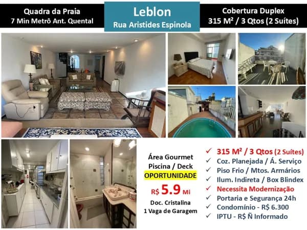 Cob Leblon Aristídes Espínola 315M²