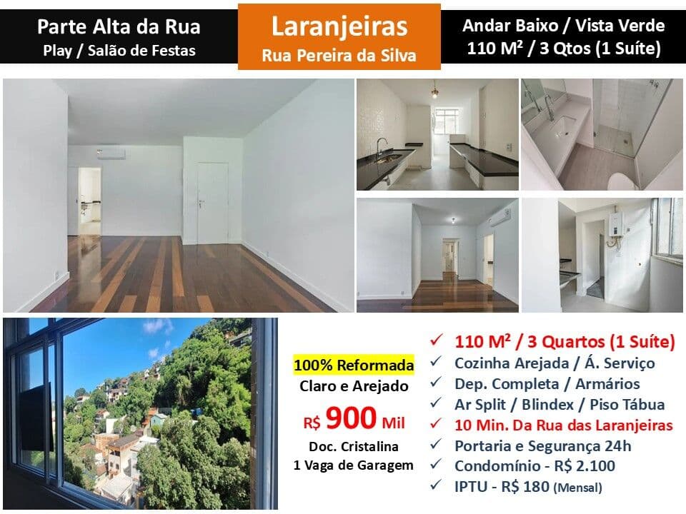 Apto Laranjeiras Pereira da Silva 110M²