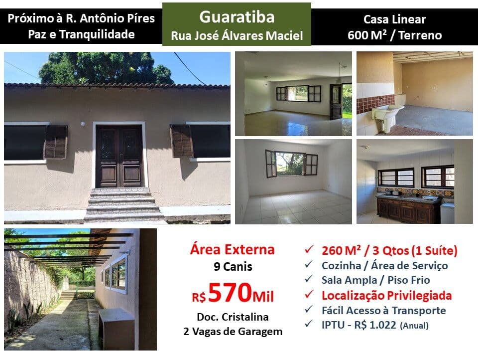 Casa Guaratiba José Álvares Maciel 260M²