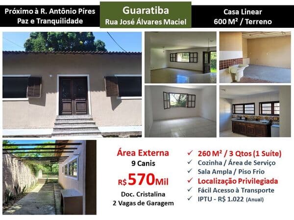 Casa Guaratiba José Álvares Maciel 260M²