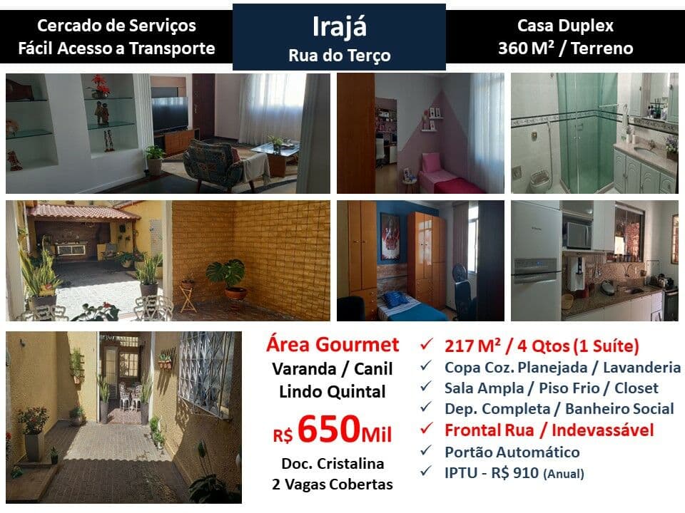 Casa Irajá do Terço 217M²