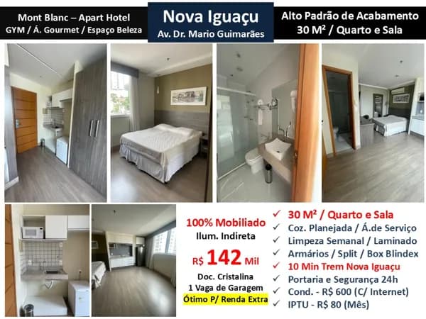 Apto Nova Iguaçu Mont Blanc 30M²