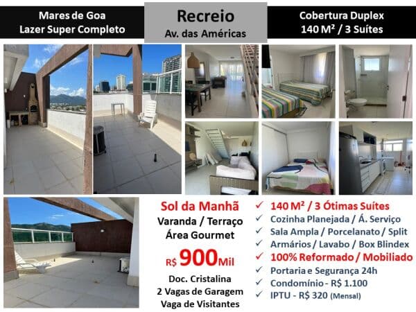 Cob Recreio Mares de Goa 140M²