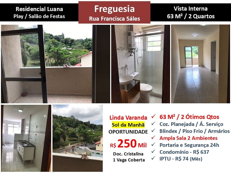 Apto JPA Freguesia Francisca Sales Luana 63M²