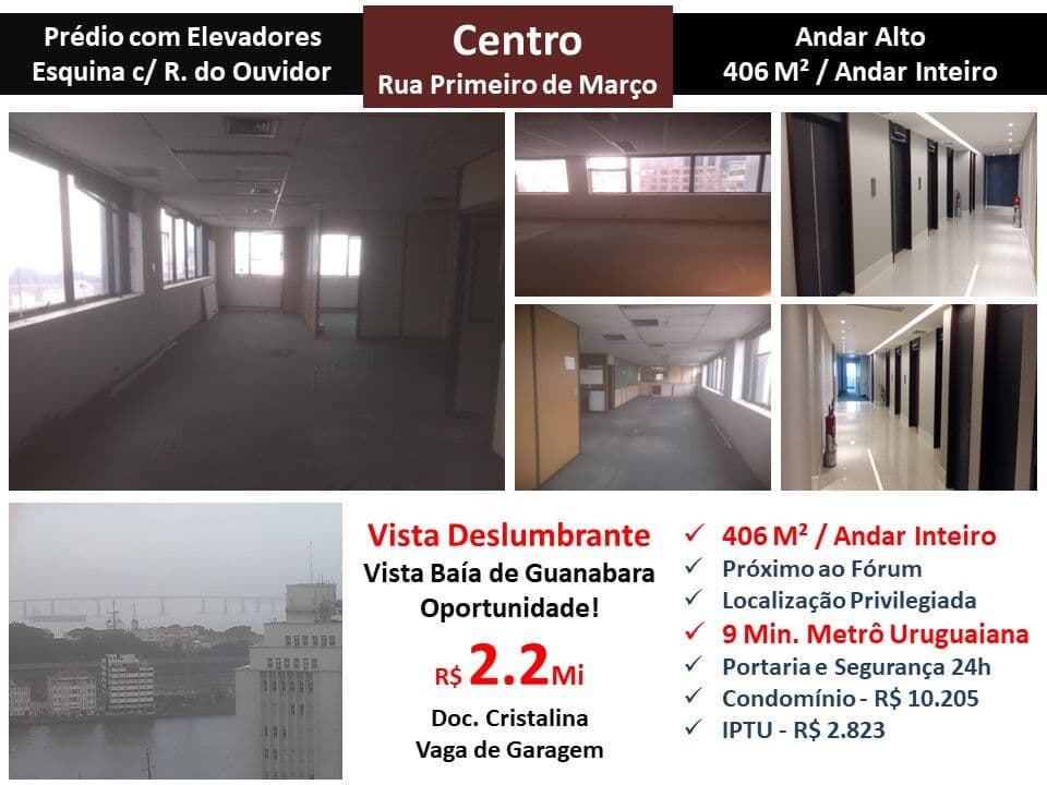 Sala Centro Primeiro de Março 406M²