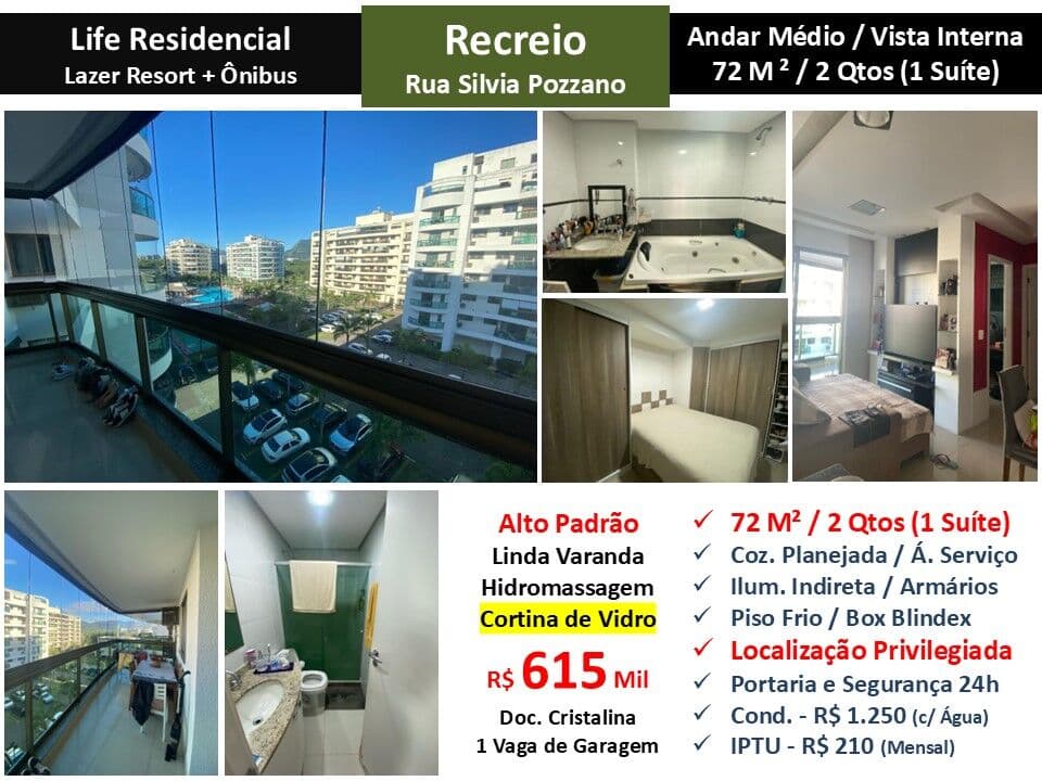 Apto Recreio Zico Life 72M² 4