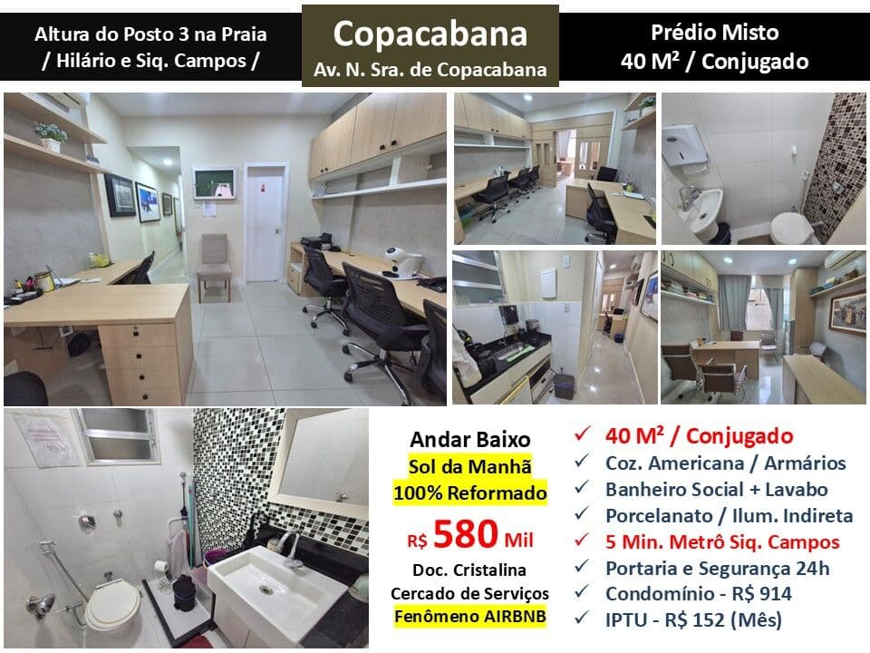 Sala Copacabana N.S. de Copacabana 40M²