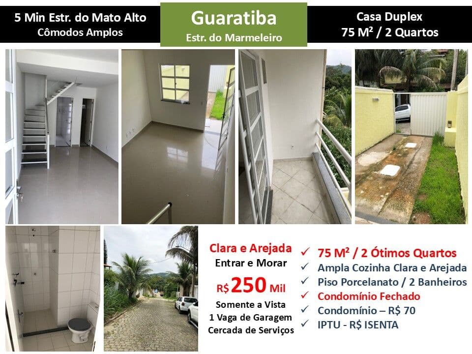 Casa Guaratiba Marmeleiro 75M²