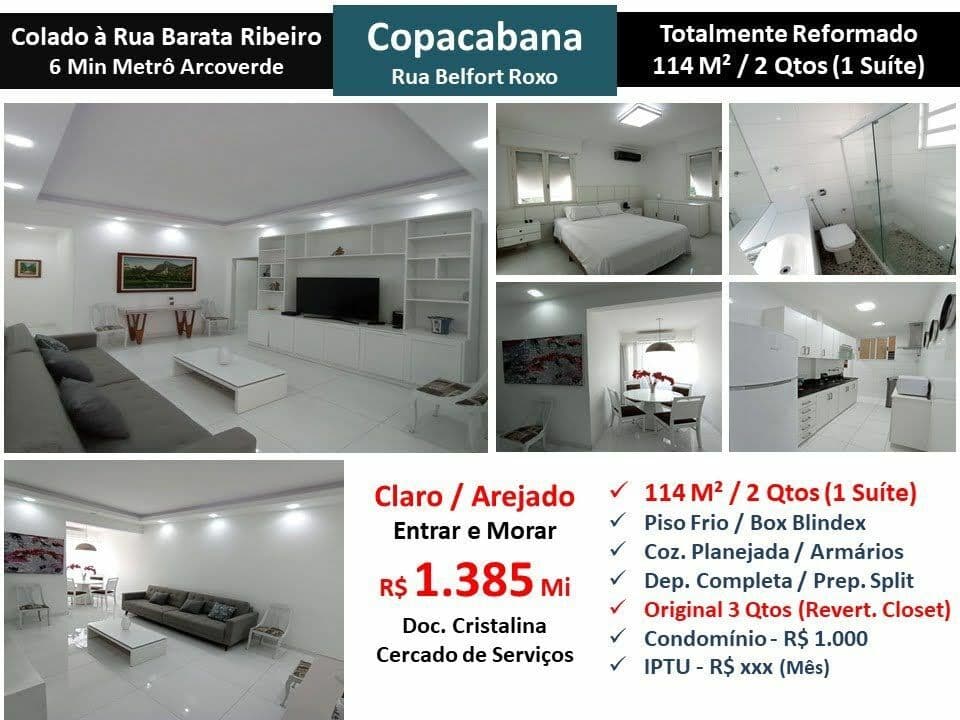 Apto Copacabana Belford Roxo 114M²
