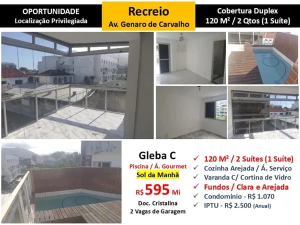 Cob Recreio Gleba C Genaro de Carvalho 120M² 2