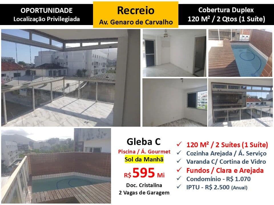 Cob Recreio Gleba C Genaro de Carvalho 120M² 2