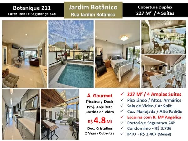 Cob Jardim Botânico Botanique 211 227M²