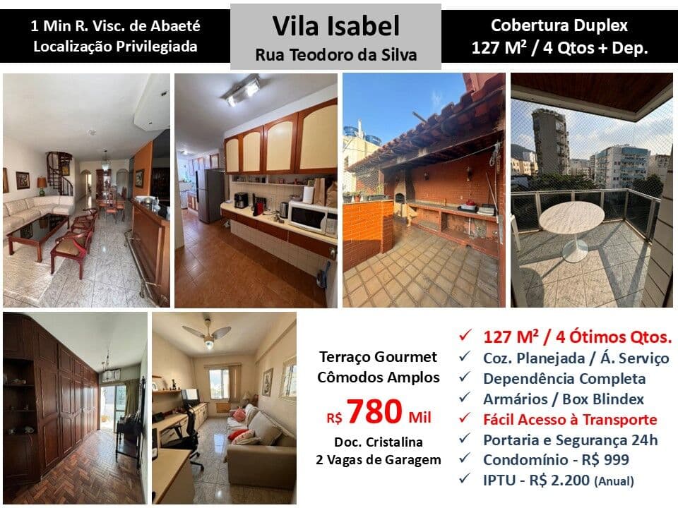 Cob Vila Isabel Teodoro da Silva 127M²