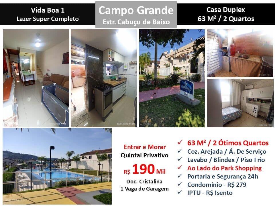 Casa Campo Grande Vida Boa 1 63M² 3