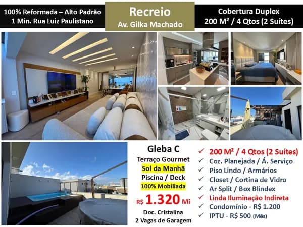 Cob Recreio Gleba C Gilka Machado 200M²