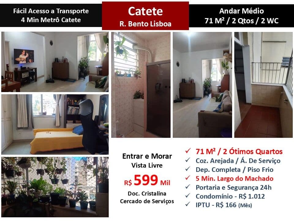Apto Catete Bento Lisboa 71M²