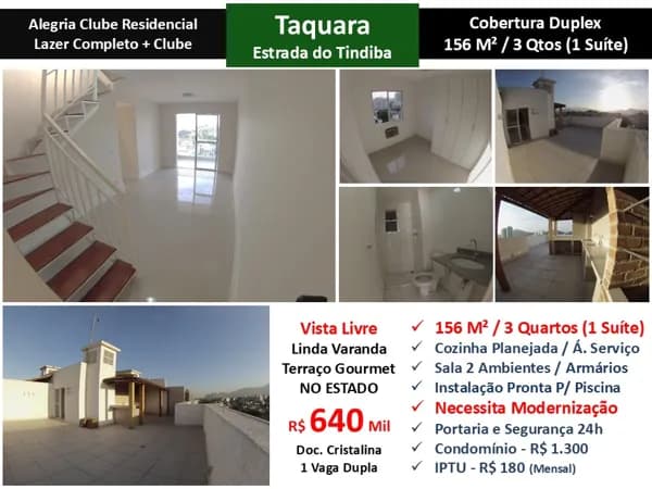 Cob JPA Taquara Tindiba Alegria 156M²