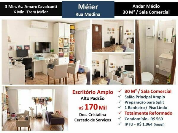 Sala Méier Medina 30M²