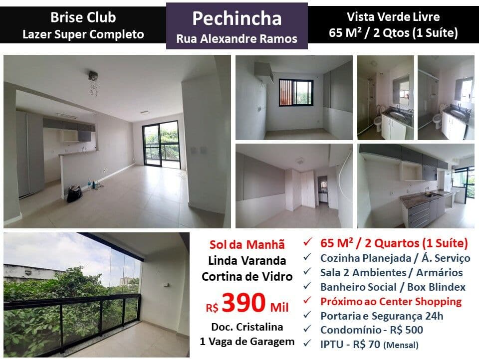 Apto JPA Pechincha Brise 65M²