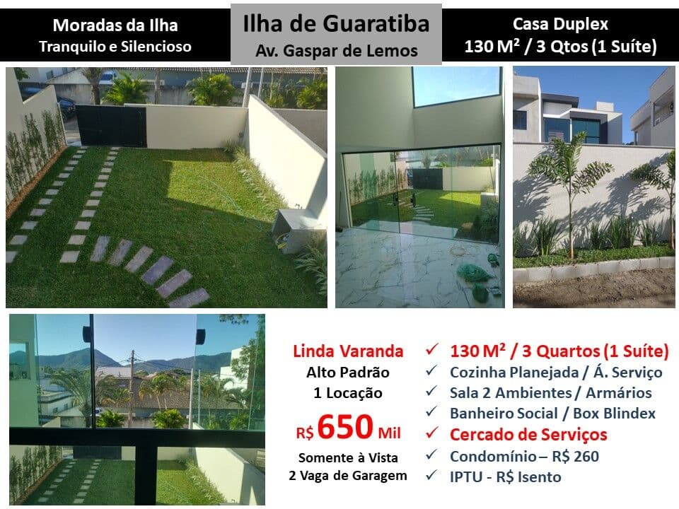 Casa Ilha de Guaratiba Moradas da Ilha 130M²