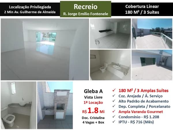 Cob Recreio Gleba A Jorge Emílio Fontenele 180M² Linear