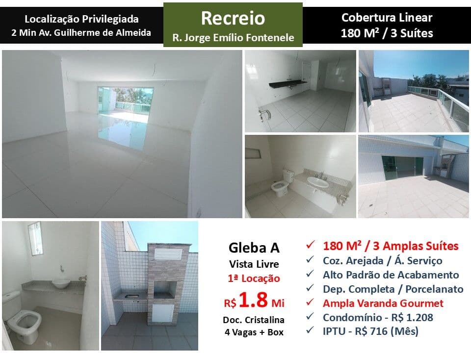 Cob Recreio Gleba A Jorge Emílio Fontenele 180M² Linear